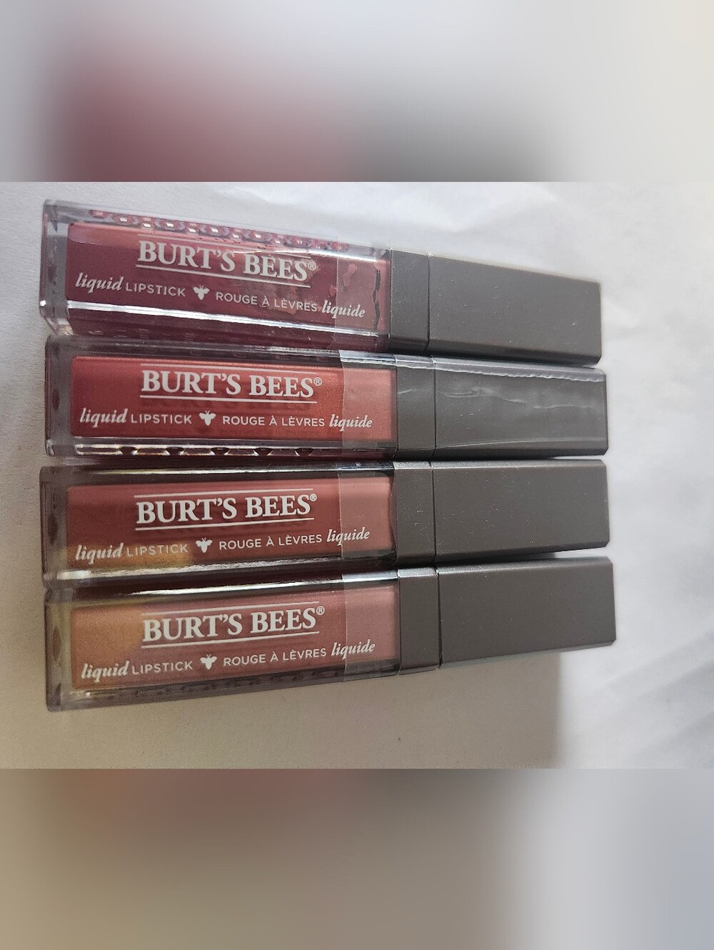 Burt's Bees Neutral Liquid Lipsticks 4 New 811 820 803 813 Shades